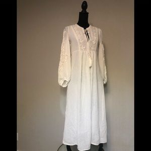 Cotton linen dress